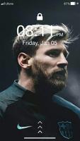 Layar kunci passcode PIN Messi screenshot 2