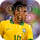 Neymar Barca, PSG & Brazil Lock Screen icône