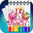 Coloring book for shopkins APK