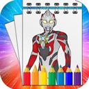 Colouring book for Ultraman : galaxy battle APK