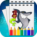 Coloring book for zig World and Sharko APK