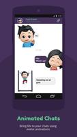 Chat QUGO avec animation emoji capture d'écran 2