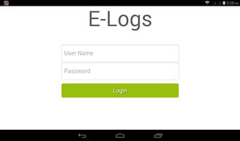 E-Logs Tablet App تصوير الشاشة 1