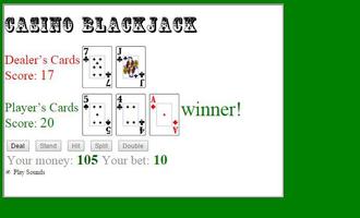 Blackjack 1-on-1 capture d'écran 2