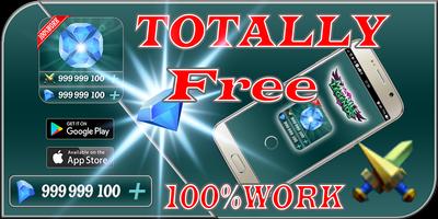 Poster Instant mobile Rewards  legends Daily free diamond