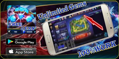 fast mobile - legends Daily Rewards free diamond Cartaz