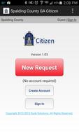 Spalding County GA Citizen App Plakat