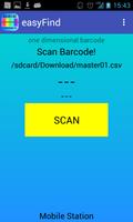 Barcode Master File Search. plakat