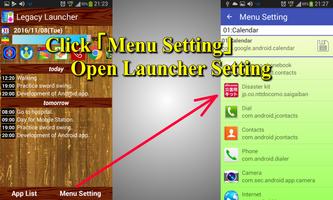 Legacy Launcher / start menu capture d'écran 2