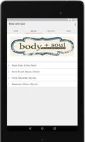 Body and Soul Salon Affiche