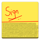 Signature Capture icône