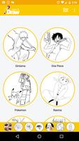Dessiner anime Affiche