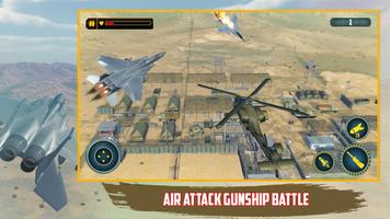 Gunship вертолет 2019 - Air Combat Fighter Игры скриншот 3