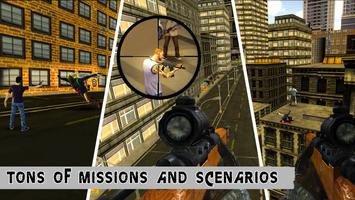 Sniper Wars Warrior - City Defense Shooting Game скриншот 1