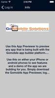 برنامه‌نما Gomobile App Previewer عکس از صفحه