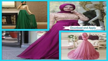 Muslim Evening Gown Affiche