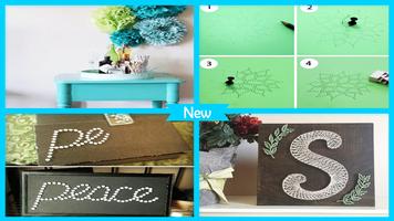 Thumb Tacks Letter Art Tutorial постер