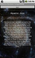 Aquarius Bsness Compatibility screenshot 2