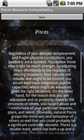 Poster Pisces Business Compatibility