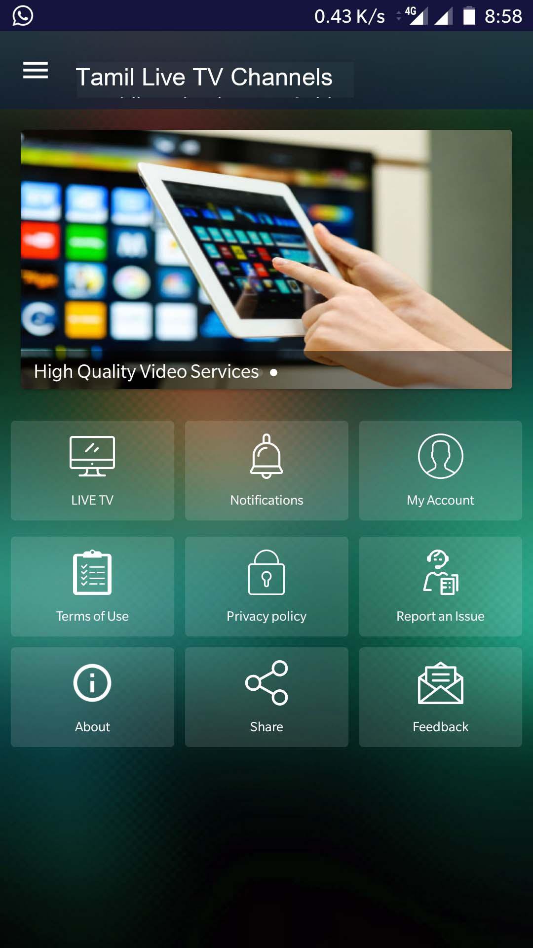 tamil live tv apk 2018