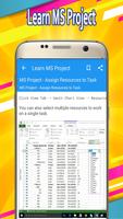 Learn MS Project capture d'écran 2