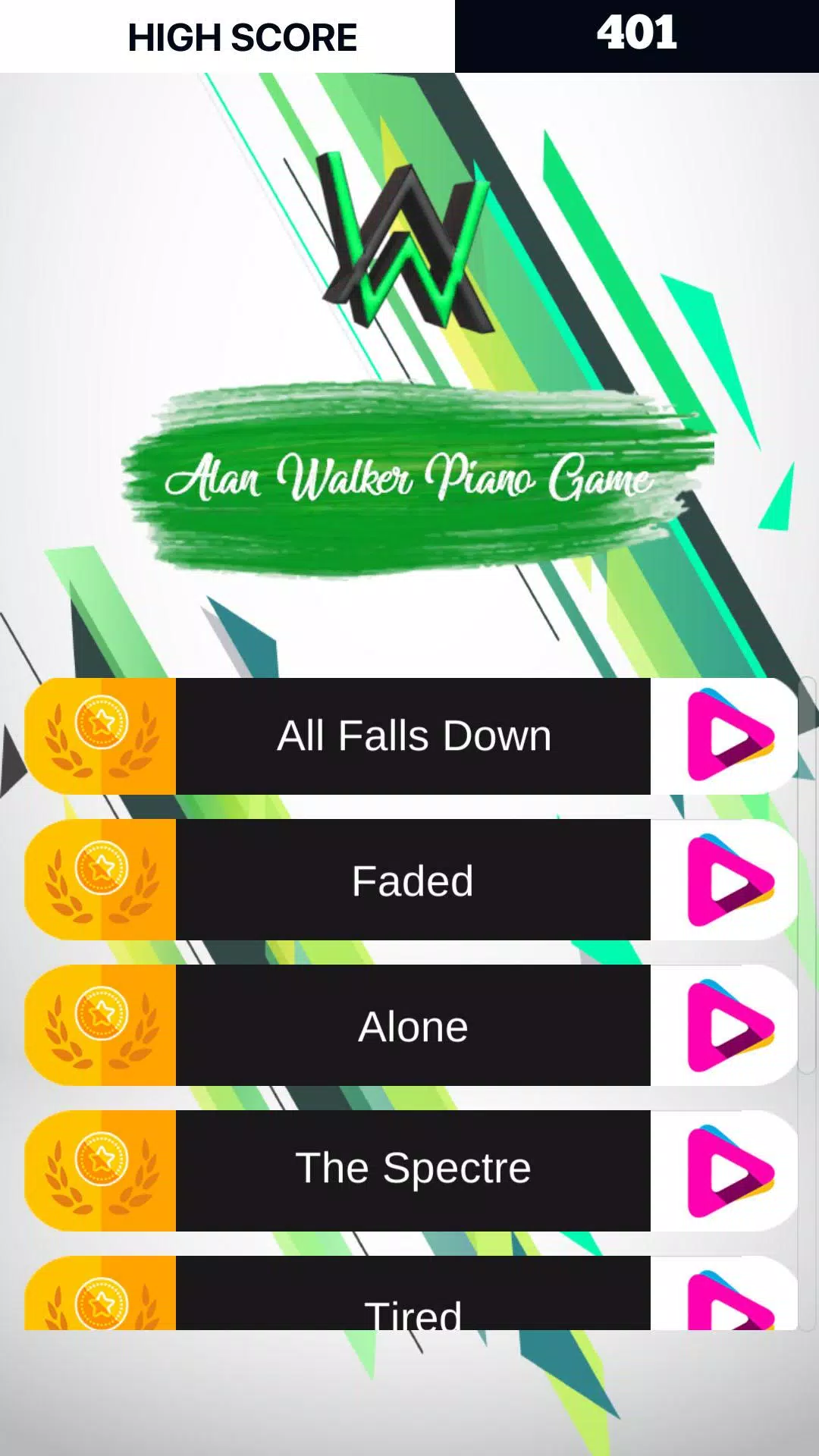 Download do APK de Alan Walker Piano Game para Android