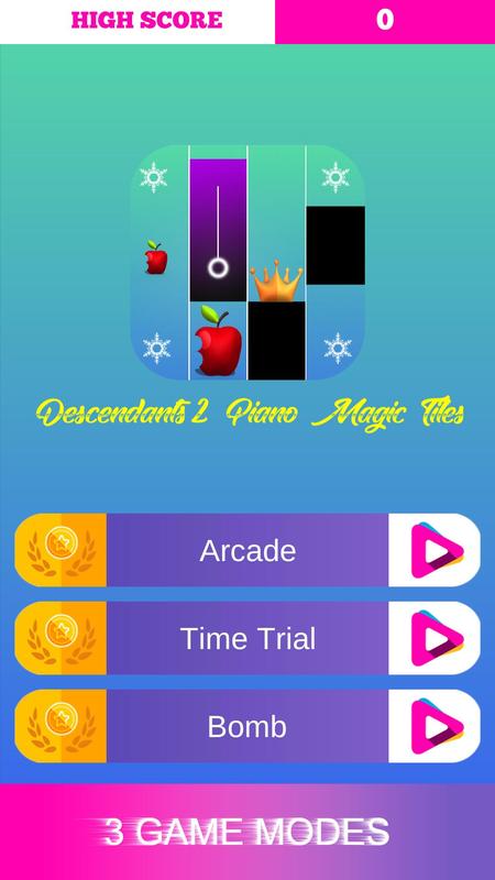 Descendants 2 Piano Magic Tiles For Android Apk Descendants 2 Piano Magic Tiles Poster Screenshot 1