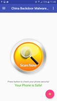 Chinese Backdoor Malware Check Plakat