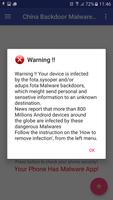 Chinese Backdoor Malware Check Screenshot 1