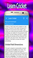 Learn Cricket captura de pantalla 3