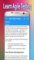 Learn Agile Testing تصوير الشاشة 2