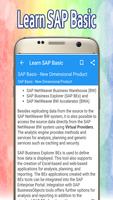Learn SAP Basics تصوير الشاشة 1