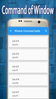 Window Command Guide Poster