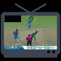 Live Cricket Tv on Mobile Affiche