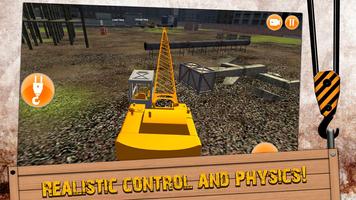 Crane Driving Simulator 3D تصوير الشاشة 3