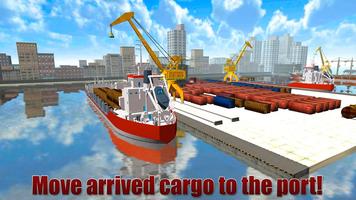 Cargo Crane Simulator 3D: Port পোস্টার