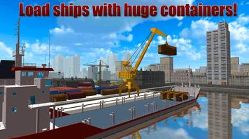 Cargo Crane Simulator 3D: Port スクリーンショット 1