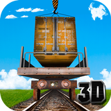 Railway Cargo Crane Simulator أيقونة