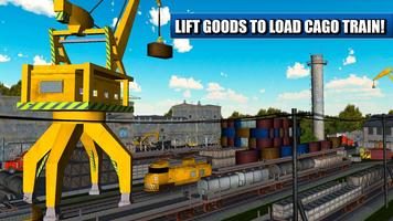 Railway Cargo Crane Simulator تصوير الشاشة 2