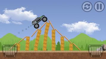 Rental Hill Climb Monster Truck Junk Car Race screenshot 2