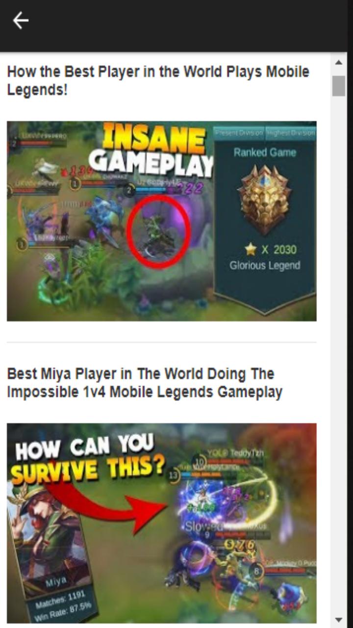 Mobile Legends ( Best Player ) APK for Android Download