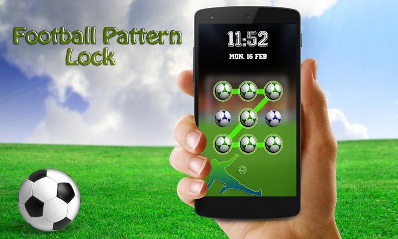 Android 用の サッカーのパターンロック画面 Apk をダウンロード
