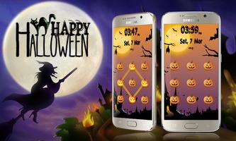 Poster Halloween Pattern Lock Screen