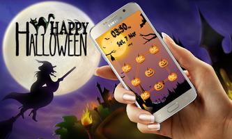 Halloween Pattern Lock Screen ảnh chụp màn hình 2