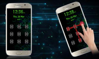 Pattern Lock Fingerprint Theme Screenshot 1