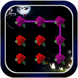 Rose Pattern Screen Lock Zeichen