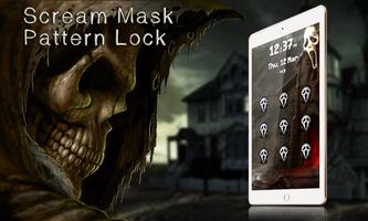 Scream Mask Pattern Lock poster