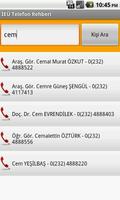 İEÜ Telefon Rehberi اسکرین شاٹ 1
