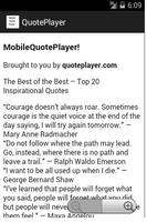 MobileQuotePlayer تصوير الشاشة 3