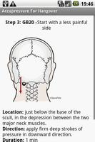 Acupressure on Hangovers FREE poster